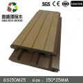 Hollow WPC Outdoor Flooring , Waterproof Plastic Floor